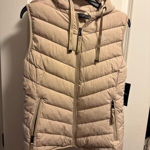 Ralph Lauren Light Tan Quilted Vest